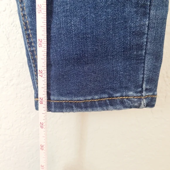 Judy Blue High Rise Dark Wash Button Fly Skinny Jeans Size 0(24) - Picture 16 of 17